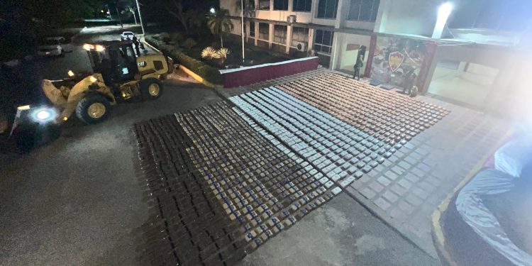 Incautan más de una tonelada de marihuana en zona rural de Juan de Acosta