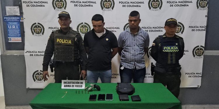 Capturados señalados de robar joyas a dos personas en el barrio La Campiña, al norte de Barranquilla