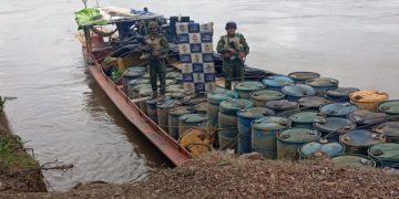 Armada de Colombia continúa afectando la cadena logística de las organizaciones al servicio del narcotráfico