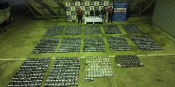 Incautadas más de dos toneladas y media de estupefacientes en el Pacífico colombiano