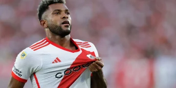 Miguel Ángel Borja podría convertirse en el jugador colombiano con más goles en copa Libertadores