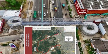 Cerre en la Avenida Circunvalar con carrera 31 por prueba de carga en puente peatonal