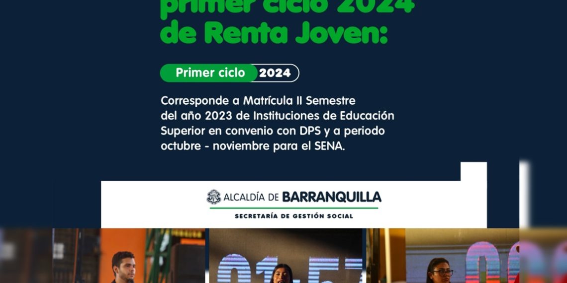 Distrito inició pagos primer ciclo 2024 de Renta Joven