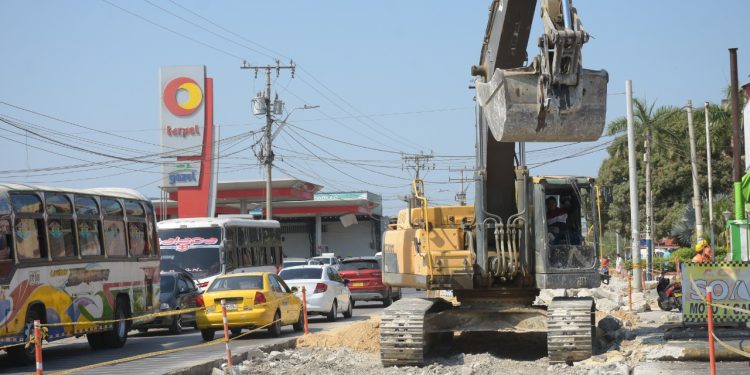 Por obras en la Cordialidad, cierre de vías este fin de semana