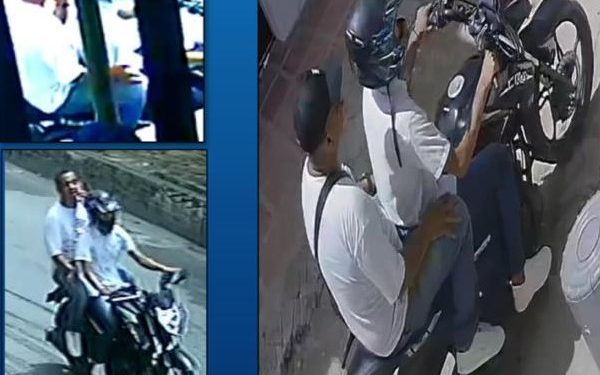 Se conocen fotos de los sicarios que asesinaron a agente de la Dijín en Soledad