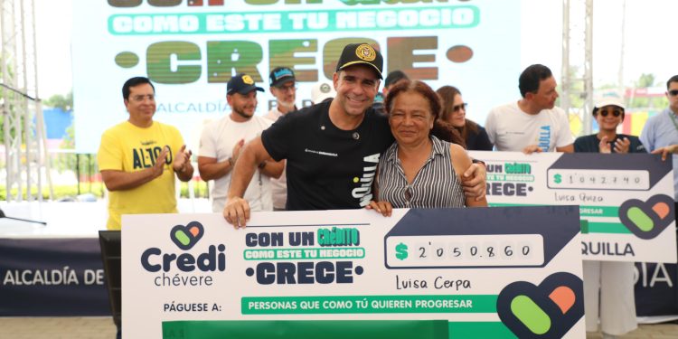 CrediChévere ya desembolsó los primeros microcréditos a casi 300 pequeños comerciantes en Barranquilla