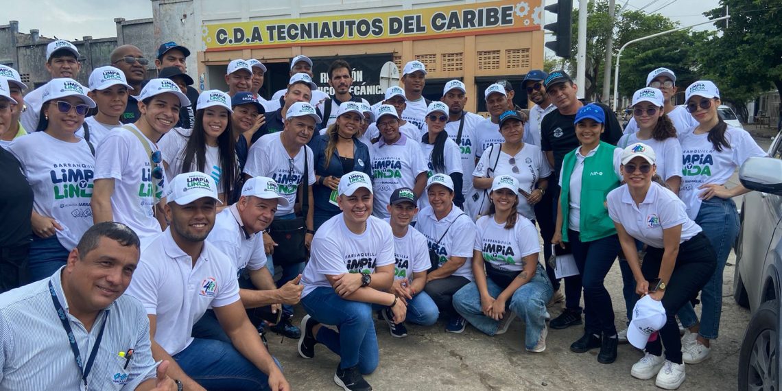 ‘Soy Voluntario de Barranquilla Limpia y Linda’ recorre las calles enseñando el correcto manejo de residuos sólidos