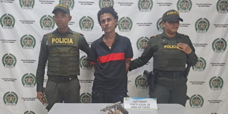 Capturaron a alias “Tierrelita” por portar un arma de fuego en las calles de Arjona, Bolívar