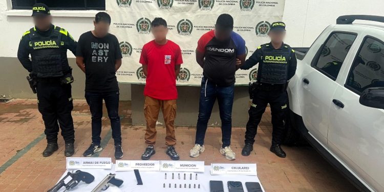 Tres presuntos miembros del ‘Clan del Golfo’ capturados en Nueva Granada, Magdalena