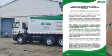 Equipo técnico de ESSMAR reporta completa normalidad en la operación del relleno sanitario palangana