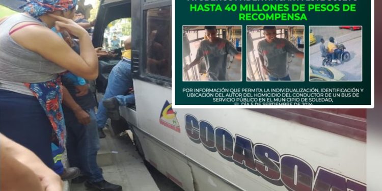 Identificado el sospechoso del atentado contra conductor en soledad; ofrecen recompensa de 40 millones de pesos
