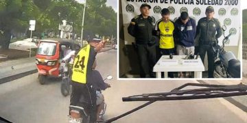 Capturan a dos sujetos armados en Soledad tras amenaza con arma de fuego a conductor de Transmetro