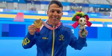 Nelson Crispín conquista la plata en los 100 metros pecho y alcanza las 9 medallas en Paralímpicos