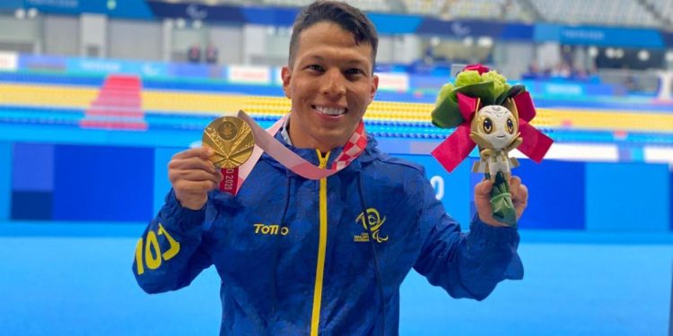 Nelson Crispín conquista la plata en los 100 metros pecho y alcanza las 9 medallas en Paralímpicos