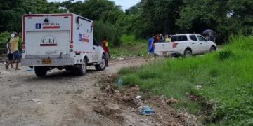Dos cuerpos sin vida con impactos de bala fueron encontrados en una trocha de Mamonal