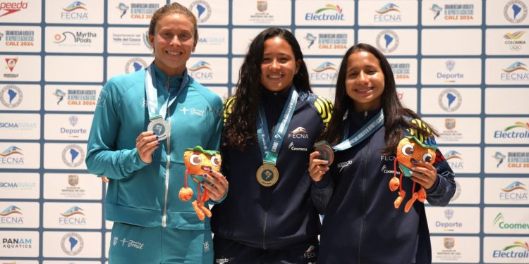 Dominio colombiano en el Sudamericano de Deportes Acuáticos
