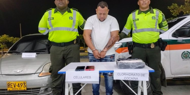 Llevaba camuflada un kilo de clorhidrato de cocaína con destino a Cartagena