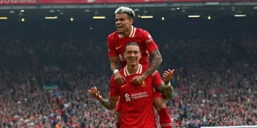 Luis Díaz calve en la victoria 3-0 del Liverpool sobre Bournemouth