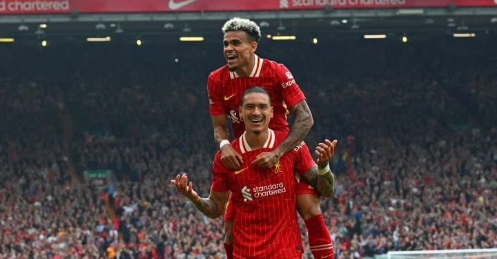 Luis Díaz calve en la victoria 3-0 del Liverpool sobre Bournemouth