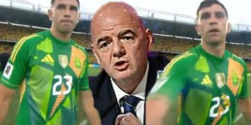 Emiliano ‘Dibu’ Martínez recibirá sanción de la FIFA  por agresión contra camarógrafo colombiano