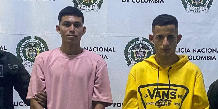 Capturados dos sujetos por hurto en el barrio El Pueblito de Barranquilla