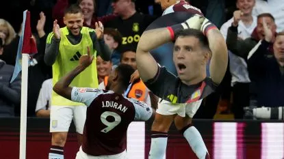 Jhon Durán, el héroe de la remontada de Aston Villa ante Everton