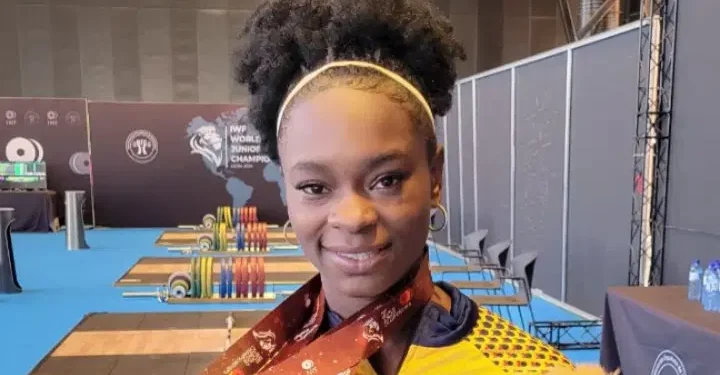 Ella es Ingrid Segura, quien se coronó campeona mundial sub-20 con tres medallas de oro