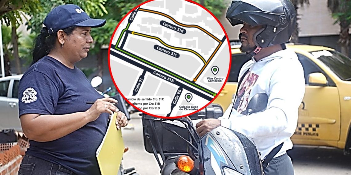 A partir del jueves 24 de octubre, cambia el sentido de la carrera 51C entre las calles 90 y 92