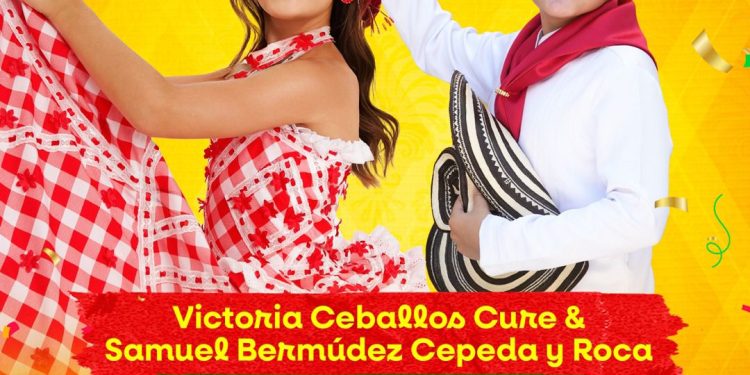 Victoria Ceballos Cure y Samuel Bermúdez Cepeda y Roca, Reyes del Carnaval de los Niños 2025