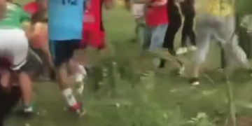 Batalla campal en partido aficionado en Quindío: Sancionan a equipos y jugadores