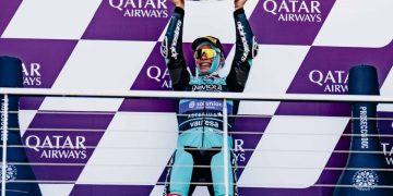 David Alonso continúa dejando huella en el Moto3