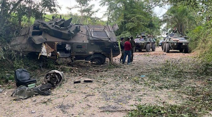 Atentado con explosivos en la vía Cúcuta – Tibú: Uniformados ilesos y cierre del corredor vial