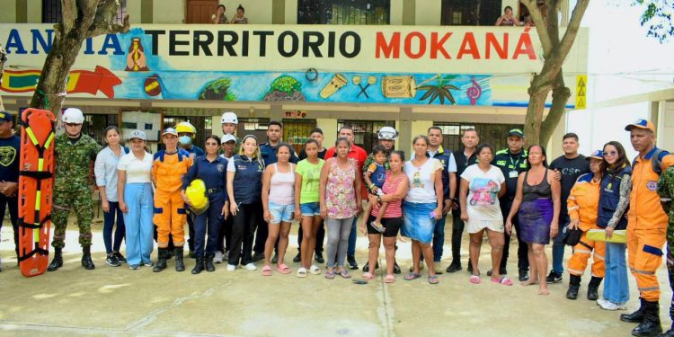 Malambo participó en el Simulacro Nacional de Gestión de Riesgo