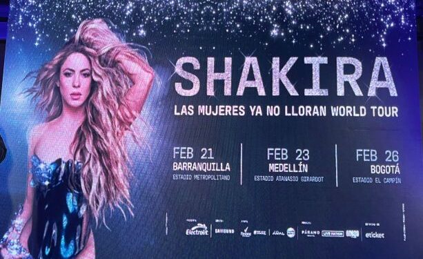 Shakira regresa a Barranquilla: su concierto será el 21 de febrero en el Metropolitano