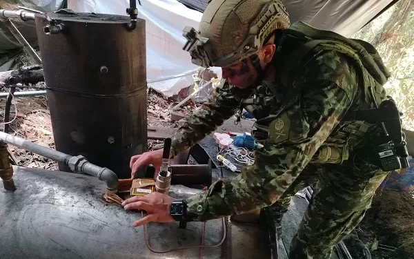 Intervenido en Nariño laboratorio con alrededor de una tonelada de clorhidrato de cocaína