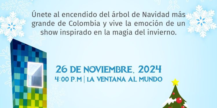 Barranquilla se prepara para el encendido del árbol de Navidad más grande de Colombia
