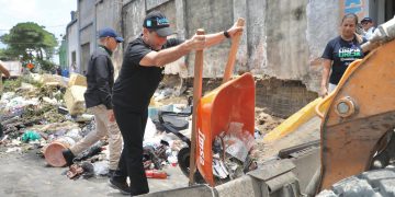 ¡Recolección maratónica!  600 kilos de residuos sólidos recogidos en jornada de Barrio Abajo
