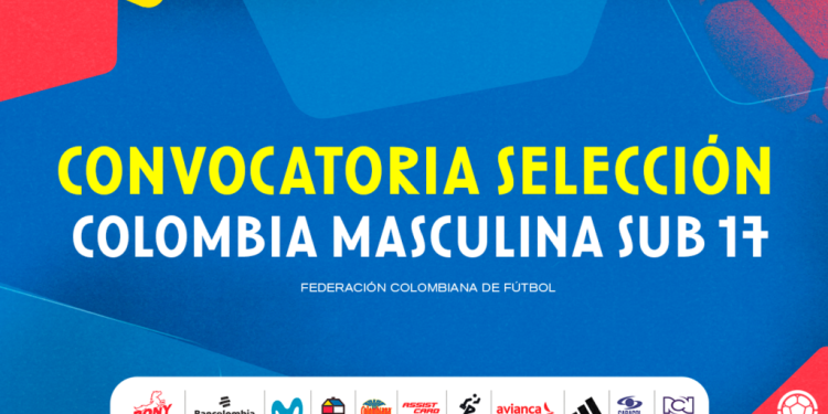 Estos son los convocados de la Selección Colombia Masculina Sub 17 para microciclo de trabajo – diciembre 2024