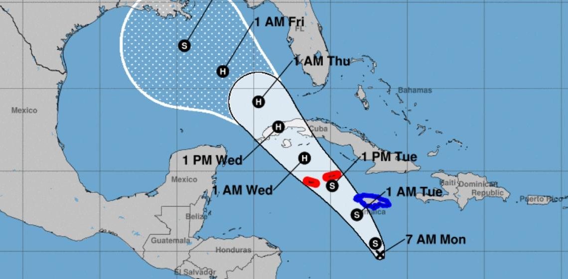 Sistema de baja presión se convertirá en tormenta tropical este lunes