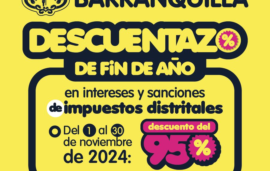 Hasta este 30 de noviembre, ‘descuentazo’ del 95% en intereses y sanciones de impuestos distritales