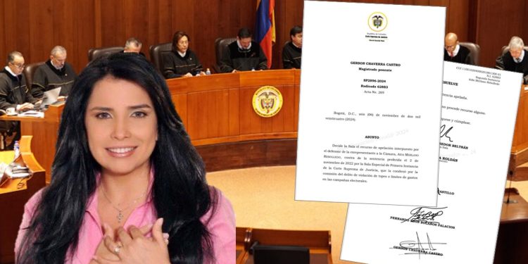 La Corte Suprema ratifica condena a Aída Merlano por violación de topes en gastos de campaña electoral