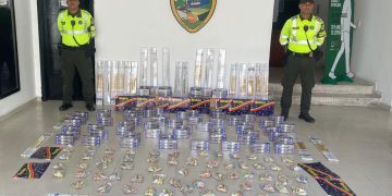Policía de Tránsito incautó 70 kilos de pólvora en Las Palmas