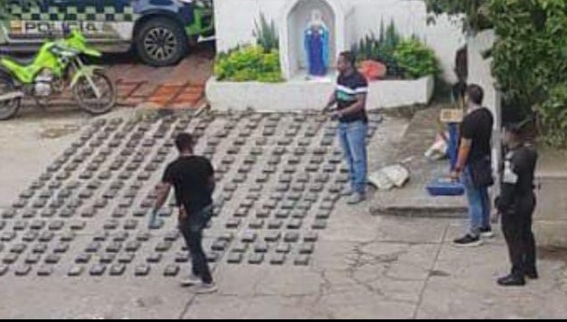 Policía Nacional incauta cargamento de cocaína en Repelón, Atlántico