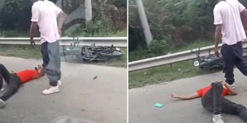 Accidente de tránsito en la vía antigua a Puerto Colombia deja tres lesionados