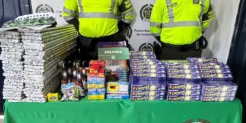 En Santo Tomás y Sabanagrande: Policía incauta abundante pólvora