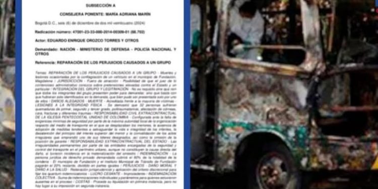 Condenan a la Iglesia Pentecostal Unida de Colombia por tragedia en Fundación: deberá indemnizar a las víctimas