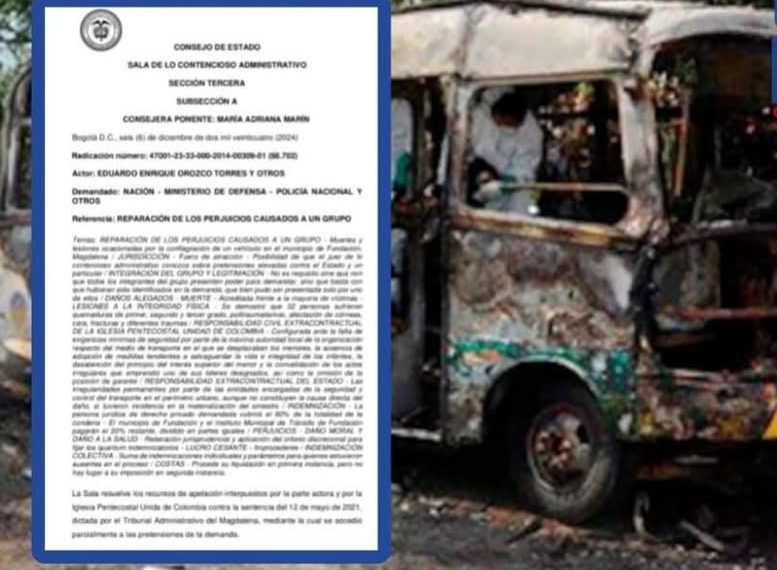 Condenan a la Iglesia Pentecostal Unida de Colombia por tragedia en Fundación: deberá indemnizar a las víctimas