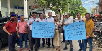 Abogados penalistas de Barranquilla protestan ante la Fiscalía por restricciones a su derecho al trabajo