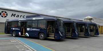 Barranquilla da un gran paso en modernización del transporte con la llegada de nuevos buses para Transmetro