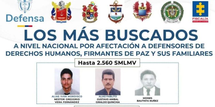 ‘Iván Mordisco’ encabeza el cartel de los más buscados en el país
